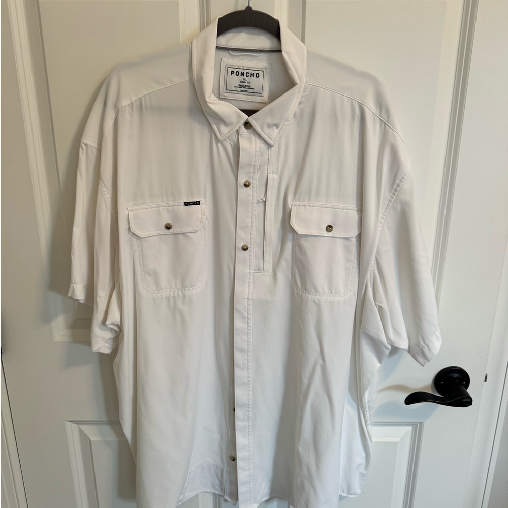 Poncho Outdoors Original White Men's Button down